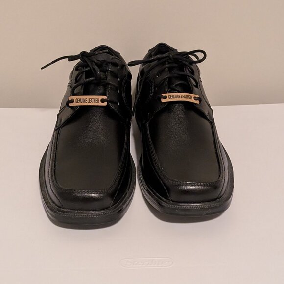 Dockers Leather Manvel Oxford Dress Shoes, NWOT, Black, Size 9.5 - Picture 3 of 10